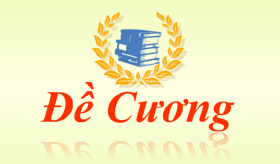 Đề cương học phần Chương trình đào tạo Ngành Lịch sử 2019