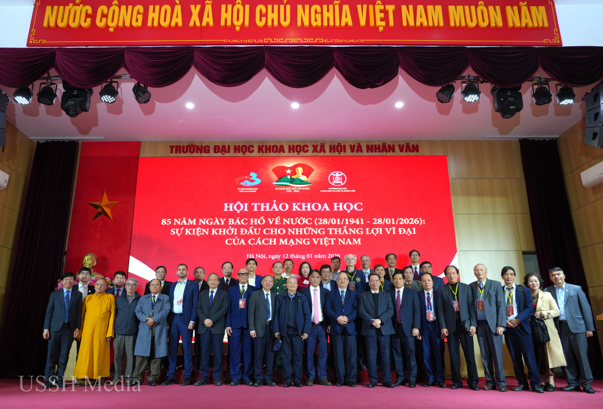 Hội thảo khoa học “85 năm ngày Bác Hồ về nước (1941 - 2026): Sự kiện khởi đầu cho những thắng lợi vĩ đại của cách mạng Việt Nam”