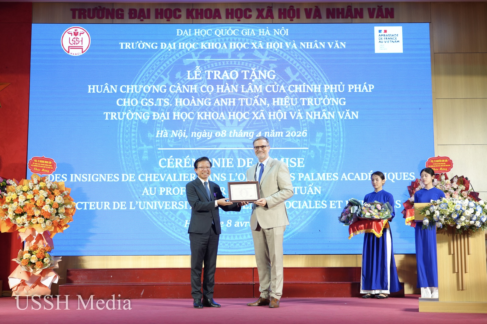 VNU-USSH: "Cái nôi" tự nhiên cho sự hợp tác khoa học và giáo dục Pháp - Việt